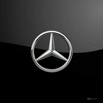 Mercedes Benz Logo Black Background Imgkid The