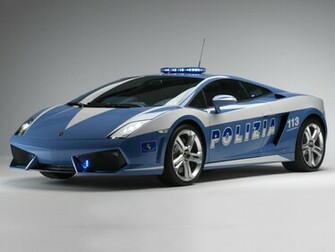 Gallardo Polizia Lamborghini Wallpaper