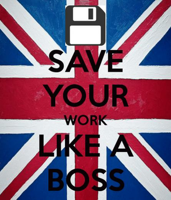 Save Your Work Like A Boss Keep Calm And Carry On Image Generator