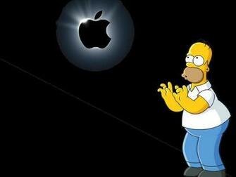 Homer Apple Wallpaper