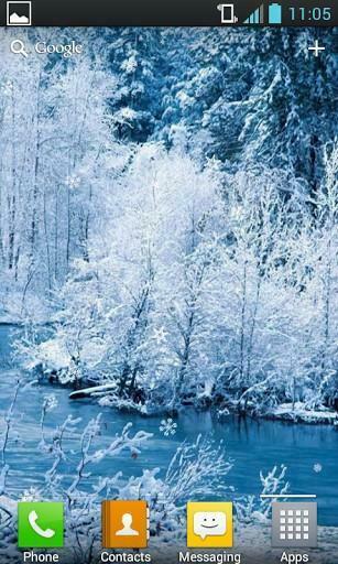 Fbistan Snow Falling Animated Wallpaper Mobile