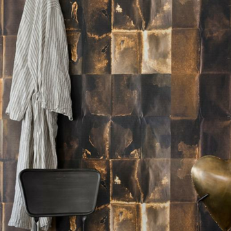 Shibui Copper Natty Polly Wallpaper Australia