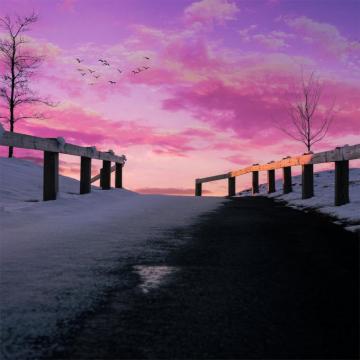 Aesthetics Pink Sky 5k iPad Air Wallpaper