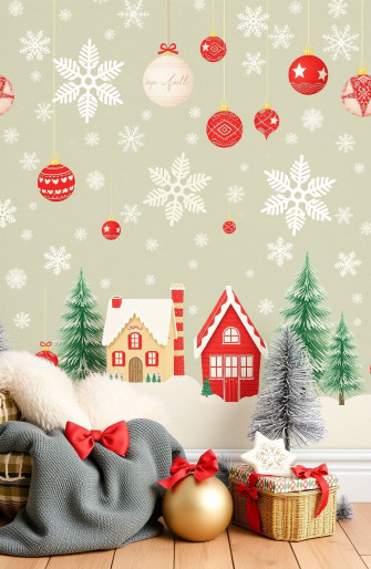 Old Fashioned Christmas Wallpaper