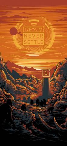 Never Settle Wallpaper Oneplus Dark