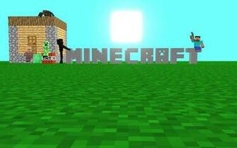Minecraft 3d Scene Wallpaper By Adscomics Fan Art Games