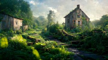 Abandoned By Midjourney R Wallpaper
