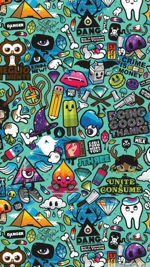 Galaxy S6 HD Comics Bg Samsung Wallpaper