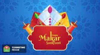 Happy Uttrayan Kite Day Makar Sankranti Image Gif HD