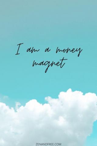 Money Affirmation Manifestation Phone Wallpaper Vision