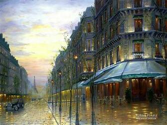 City Of Romance Robert Finale Paintings Wallpaper