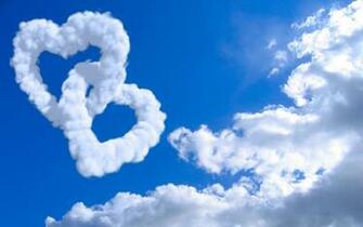 Clouds Of Heart Desktop Pc And Mac Wallpaper