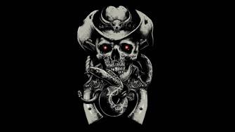 Black Skull Wallpaper