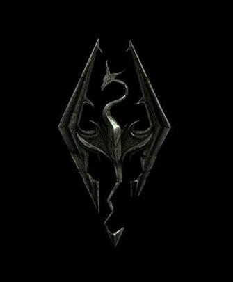 Skyrim Logo Wallpaper By Timidwolf91