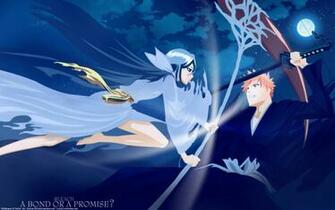 Ichigo X Dark Rukia Bleach Forever Wallpaper