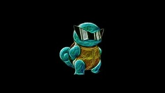 Squirtle By Theblacksavior Customization Wallpaper Minimalistic Dark