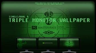Fallout Single Dual Triple Monitor Wallpaper By Foxgguy2001