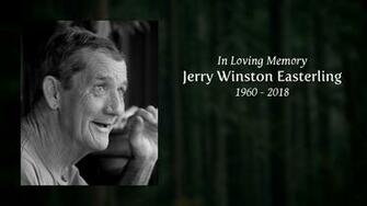 Obituary For Jerry Winston Easterling Ellison Memorial Funeral Home