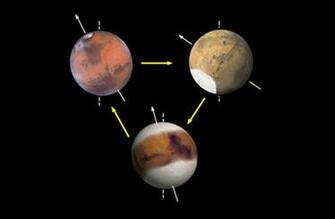 Space Image Changes In Tilt Of Mars Axis