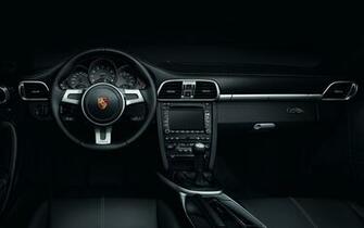 Black Porsche Edition Wallpaper Interior
