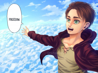 Eren Yeager Dom Panel Wallpaper