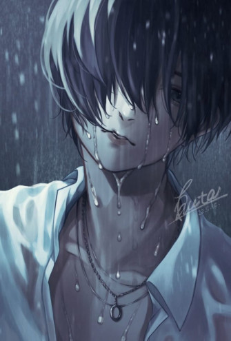 Anime Boy Sad Aesthetic Wallpaper Top