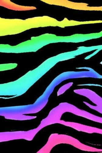 Rainbow Zebra Arco Ris Wallpaper Background For Cell