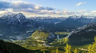 Wallpaper Canada Alberta Banff Rocky Mountains National Park
