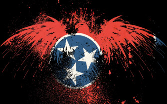 The Flag Of Volunteer State Tennessee Wallpaper