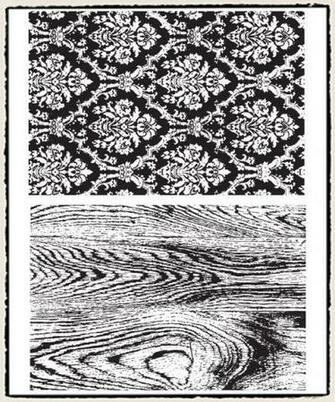 Tim Holtz Rubber Stamps Wallpaper And Wood Detail