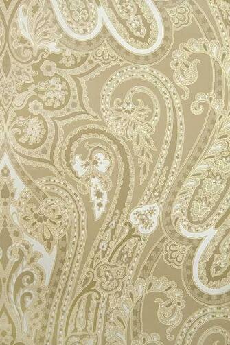 Mulberry Paisley Wallpaper Large Design In Brown And