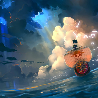 One Piece Anime Artwork iPad Air HD 4k Wallpaper Image