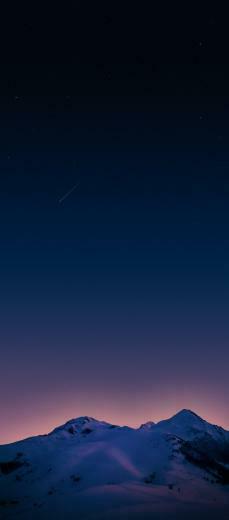 iPhone X Ios Pixel Xl Mountain Sunset Purple