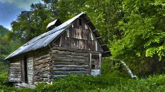 Wood Cabin Wallpaper World