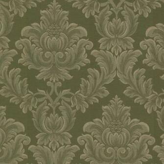 Green Damask Oldham Brocade Wallpaper By Mirage