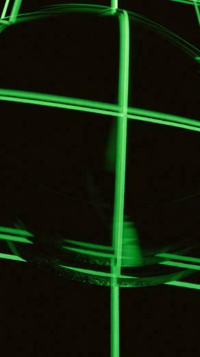 3d Green Grid iPhone Wallpaper