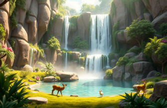 3d Animated Waterfall Wallpaper