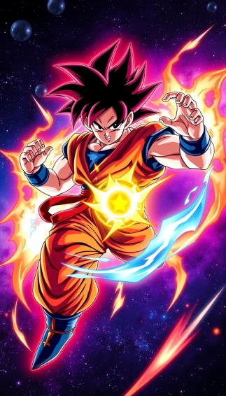 Goku Kaioken Mobile Wallpaper