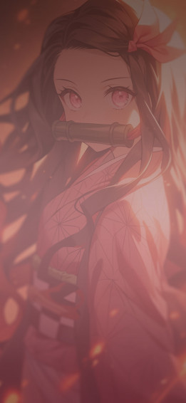 Demon Slayer Nezuko Kamado Art Wallpaper