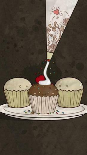 Cute Cake iPhone Wallpaper HD