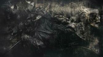 Skulls Evil Skeleton Reaper Grim Horror Dead Death Gothic Wallpaper