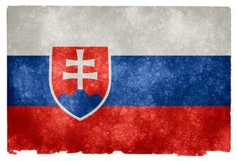 Photo Slovakia Grunge Flag Red Pride Proud