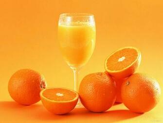 Orange Juice And Oranges Wallpaper