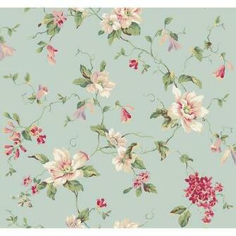 Wallcoverings Ashford House Blooms Magnolia Wallpaper At Menards