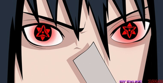 Sasuke Mangekyo Sharingan By Exline