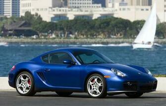 Wallpaper Blue Porsche Cayman Image For Desktop Section