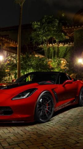 Corvette Logo iPhone Wallpaper