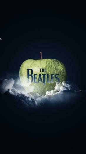 The Beatles Logo iPhone 5s Wallpaper