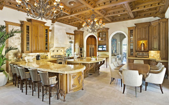 Vintage Kitchen Design Wallpaper