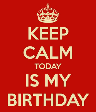 Keep Calm Today Is My BirtHDay And Carry On Image